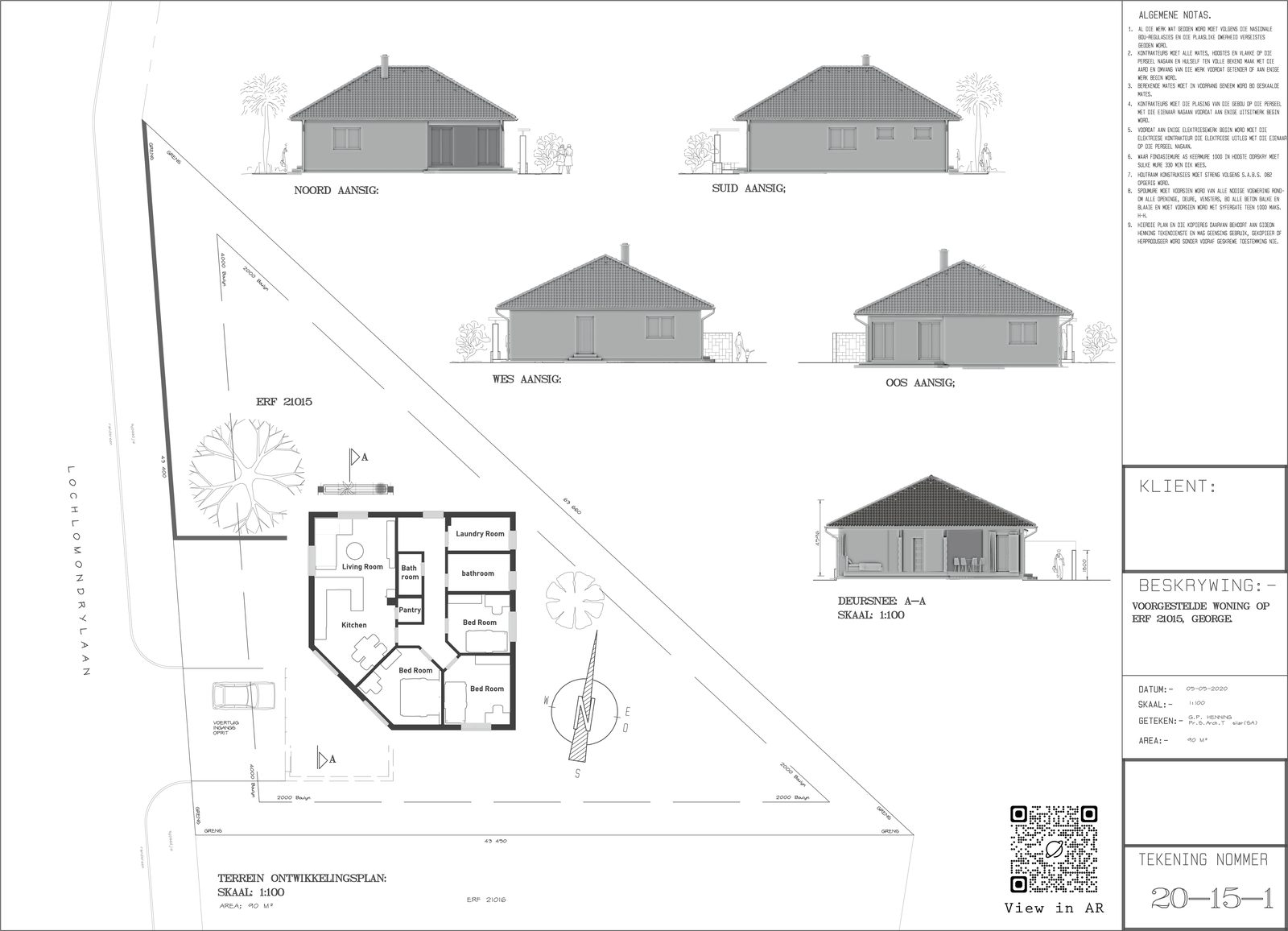 AR floorplan marker
